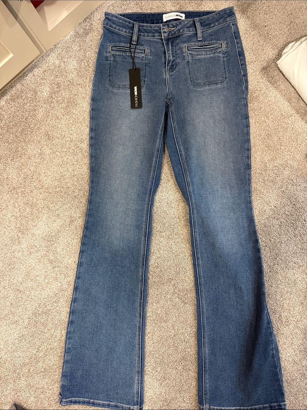 Fashion Nova sixth street mid rise bootcut jeans